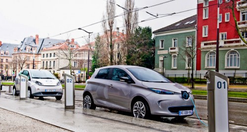 borne de recharge pour la voiture électrique