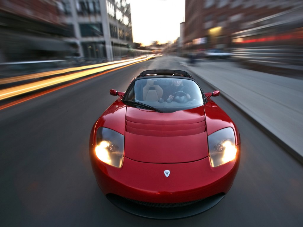 Tesla roadster voiture electrique