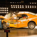 Crash test d'une voiture electrique