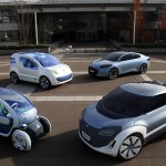 La gamme de vehicules electriques Renault pour le porjet SAVE