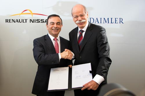 alliance renault-nissan avec daimler