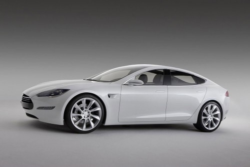 tesla model s profil