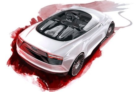 Audi E-Tron Concept hybride