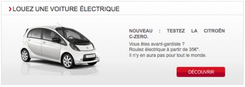 location citroen c-zero