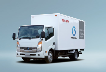 Le premier camion electrique de Nissan, le e-NT400