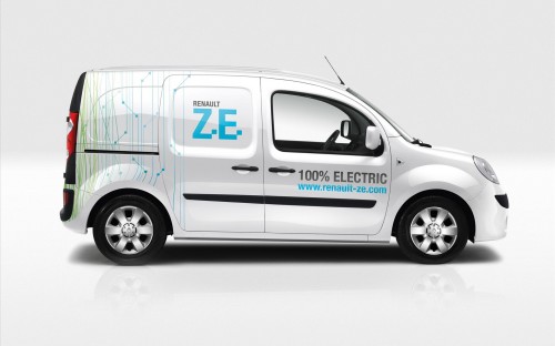 La Renault Kangoo ZE, véhicule utilitaire électrique