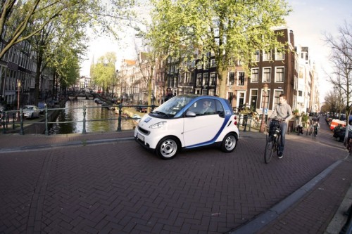 La Smart Fortwo électrique va envahir les rues d'Amsterdam