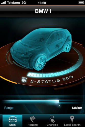 L'appli Iphone pour BMW i3