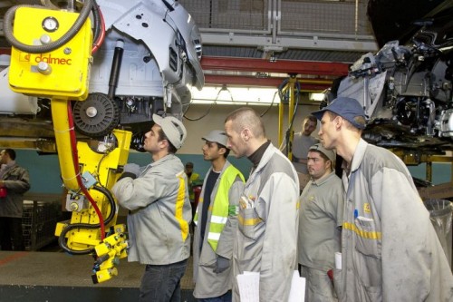 renault zoe chaine assemblage