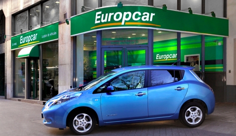 europcar nissan leaf