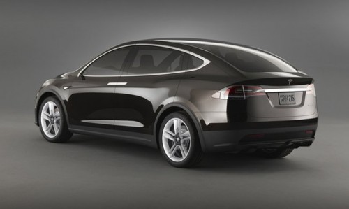 Tesla Model X back