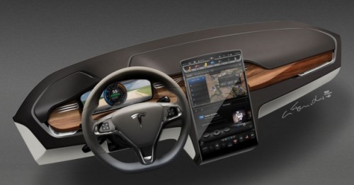 Tesla Model X inside