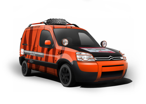 Le Citroen Berlingo électrique pour la mission 4 des Venturi Challenges