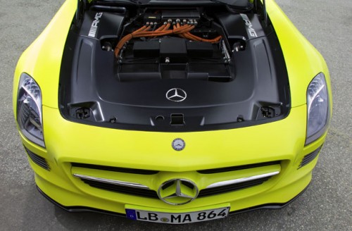 La Mercedes SLS AMG e-cell