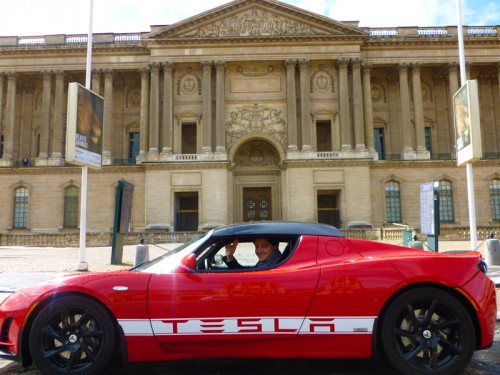 test tesla roadster