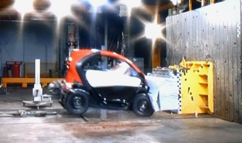 renault twizy ZE crash test