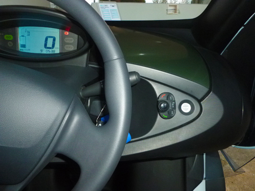 intérieur de la Twizy ZE