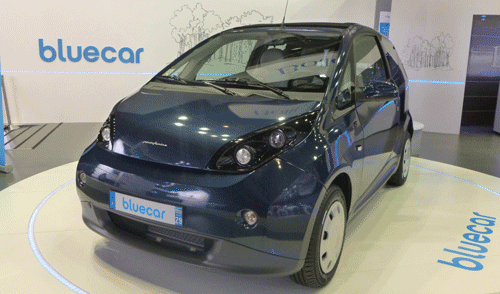 La Bolloré Bluecar de série au Mondial de l'auto