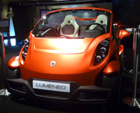 La lumeneo Neoma au mondial de l'auto de Paris