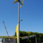 Station éolienne de charge pour les voitures électrique