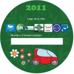 Disque de stationnement pour les voitures électriques