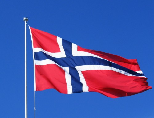 Le drapeau de la Norvège