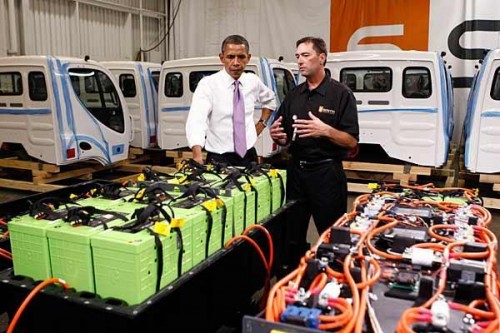 Obama et la voiture électrique