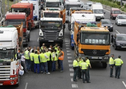 Blocage routier prix diesel