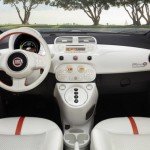 Intérieur de la Fiat 500 électrique