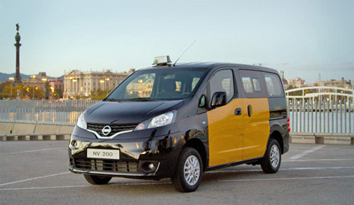 Le Nissan e-NV200 choisit par les taxis de barcelone