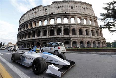 formule e electrique à rome