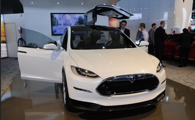 tesla model x detroit