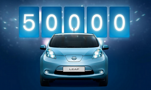 50 000 Nissan Leaf vendues dans le monde