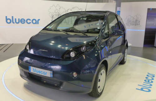La Bolloré Bluecar en vente en france au prix de 12000 euros