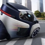Toyota i-road electrique : 85cm de large