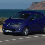 renault zoe bleu marine