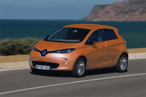 Renault ZOE ZE couleur orange