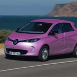 Renault ZOE ZE couleur rose