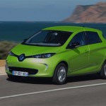 Renault ZOE ZE couleur vert pâle