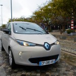 l'avant de la renault zoe ze