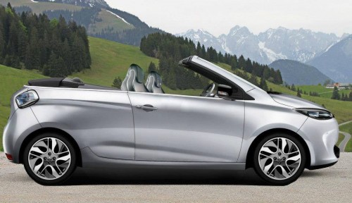 La Renault Zoé en version cabriolet 