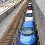 La Nissan Leaf 2013 en gare de Paris Bercy