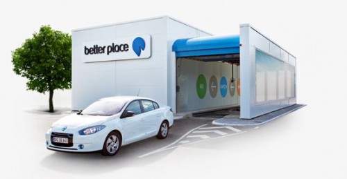 Better Place, les stations d'échange de batteries pour voitures électriques, racheté par Sunrise