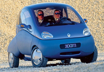 La Renault Zoom électrique de 1992 est en quelque sorte l'ancêtre de la Twizy