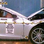 crash test de la tesla model S