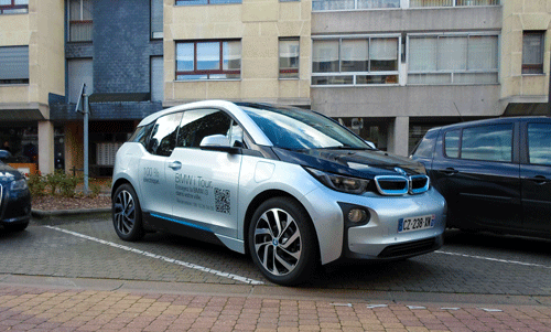 La BMW i3 électrique dans les rues
