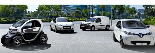 La gamme de voitures électriques Renault vers l'hybride