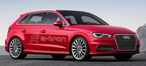 L'Audi A3 e-tron électrique