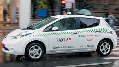 La voiture électrique à Sao Paulo