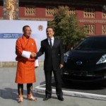 Les voitures électriques Renault et Nissan au Bhoutan